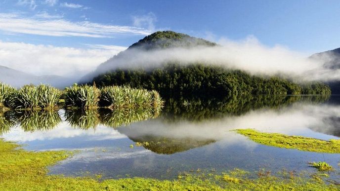 Krajina na Novém Zélandu  ilustrační foto