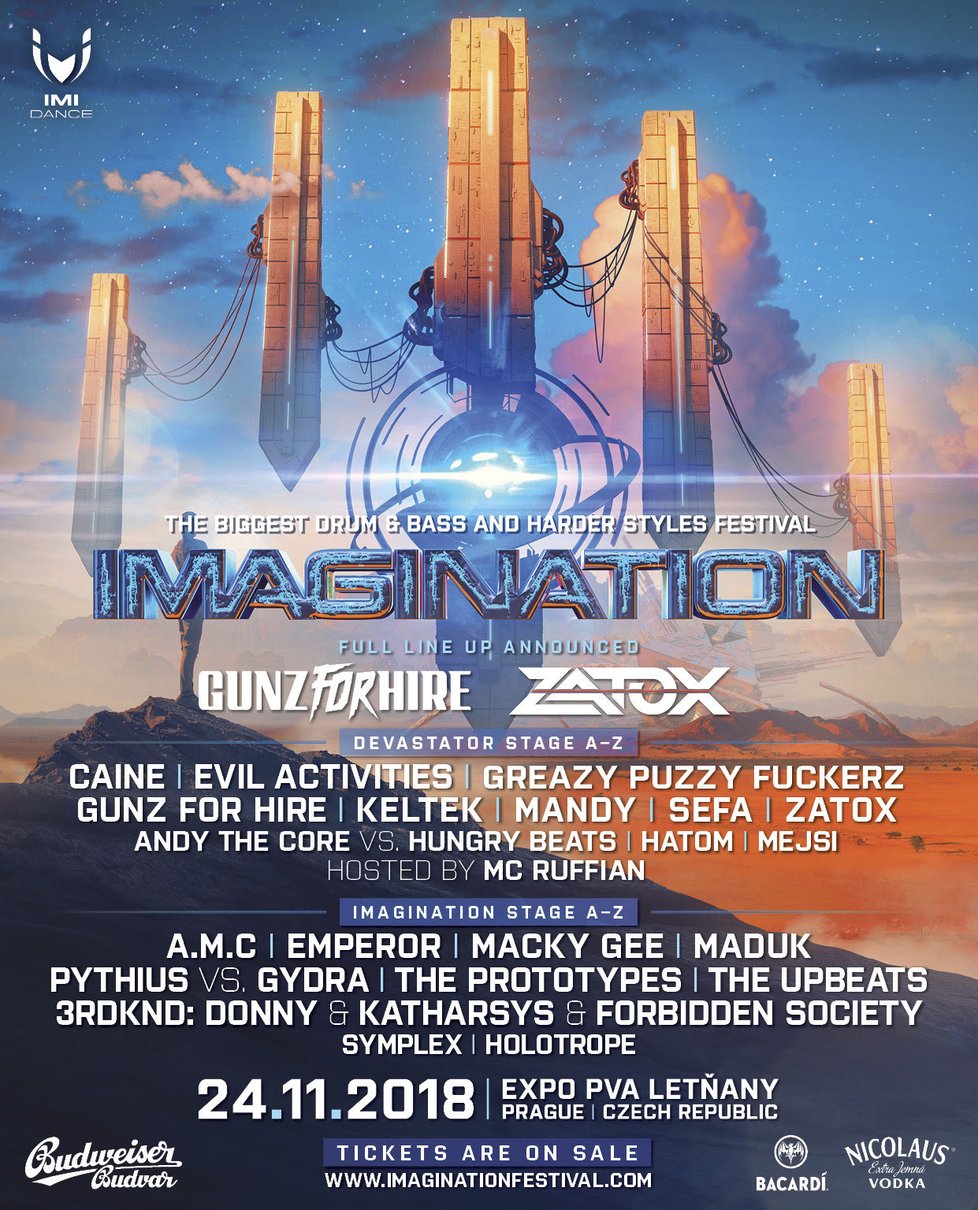 Kompletní line-up Imagination Festivalu 2018