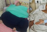 Půltunová Egypťanka po operaci »zhubla« 250 kilo! Už není nejtěžší žena světa