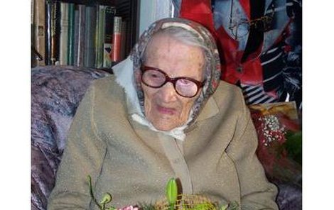 2007: Marie Kráslová dnes, ve věku 109 let.