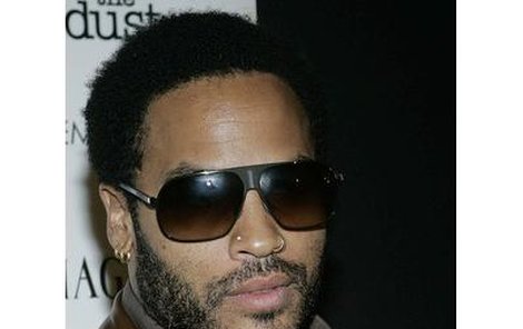 Americký rockový zpěvák Lenny Kravitz.