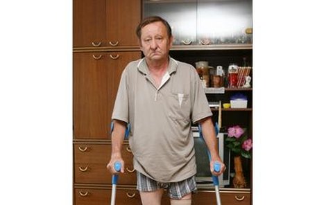 Ani bez jedné nohy neměl Otakar Svoboda nárok na plný invalidní důchod.