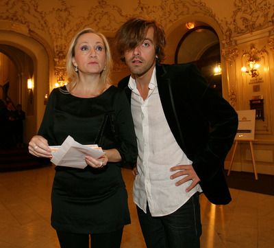 Bára Basiková s manželem Petrem Polákem.