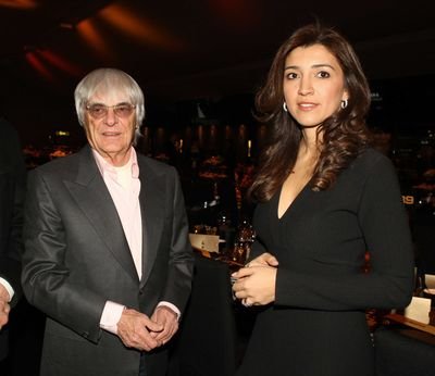 Bernie Ecclestone a Fabiana.