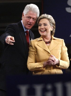 Bill a Hillary Clintonovi.