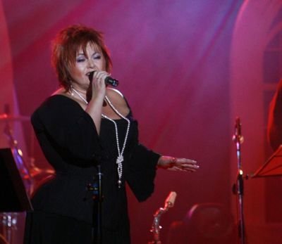 Bodrá zpěvačka Hanka Křížková koncertem oslavila své padesátiny.