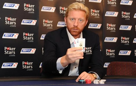 Boris Becker umí skvěle pokerovou tvář.