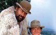 Bud Spencer (vlevo) a Terence Hill vytvořili nesmrtelnou dvojici, která natočila řadu ﬁlmů a proslavila se po celém světě.