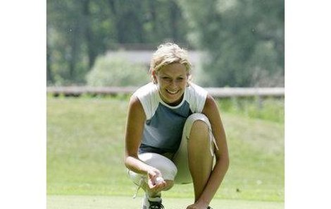 Bývalá miss Kateřina Stočesová nevynechá jediný golfový turnaj.