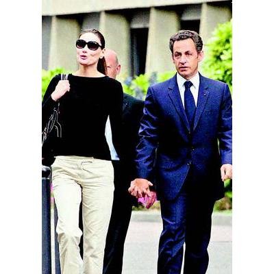 Nicolas Sarkozy a Carla Bruni.