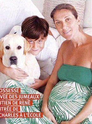 Céline Dion na titulní straně kanadského časopisu. Na snímku se synem.