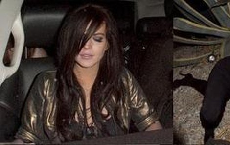 Cesta do auta byla pro opilou Lindsay Lohan poněkud trnitá.