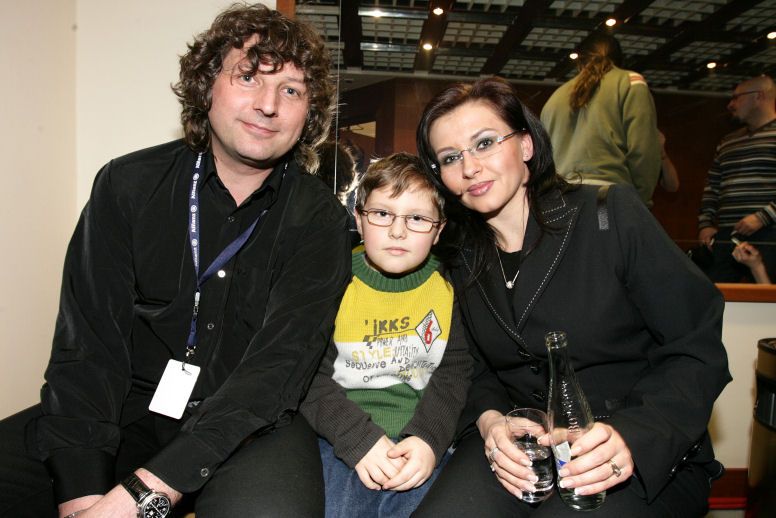 Dana Morávková s manželem Petrem Maláskem a synem Petrem.