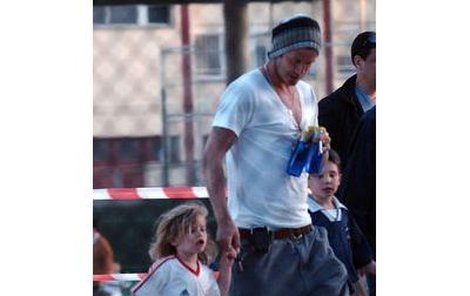 David Beckham se synem