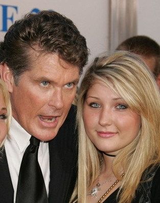 David Hasselhoff se svou dcerou Hayley.