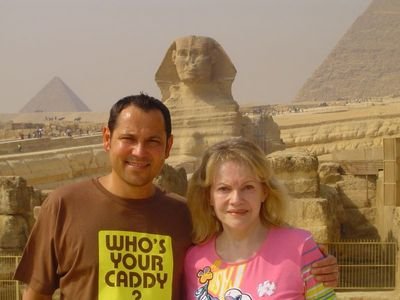 Eva Pilarová a Pavel Vítek měli v Egyptě »pod sochou sﬁ ngy« společný koncert.
