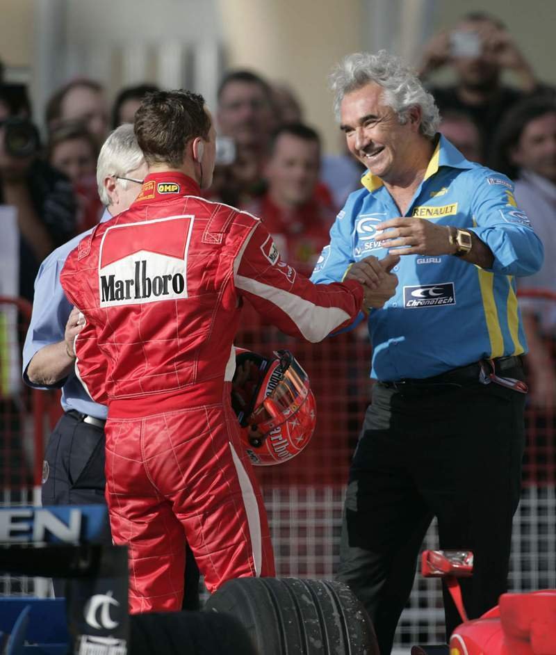 M. Schumacher a F. Briatore