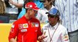 Michael Schumacher a Felipe Massa na jedné z velkých cen formule 1