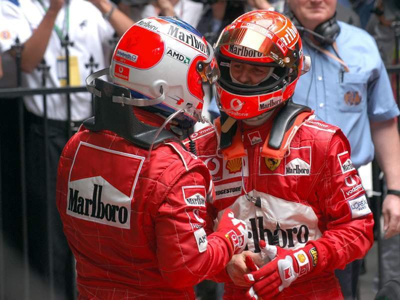 M. Schumacher a R. Barrichello