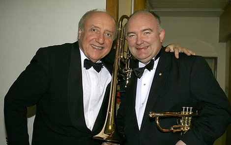Felix Slováček přivezl světovou jazzovou legendu Jamese Morrisona (vpravo).