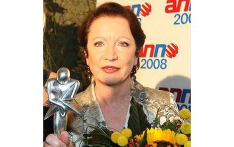 Hana Maciuchová získala hlavní cenu pro neoblíbenější ženu TV Nova v loňském ročníku. Vítězství včera obhájila.