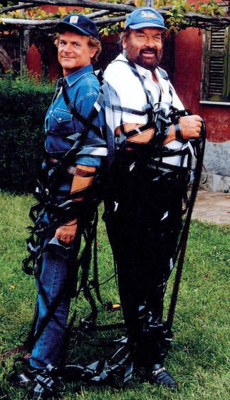 Herci Bud Spencer (vpravo) a Terence Hill se jako komická dvojice stali obrovskými hvězdami, které zná celý svět.
