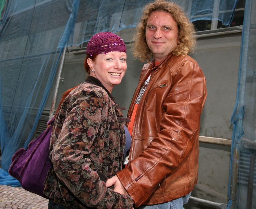 Bára Štěpánová a její současný manžel Miroslav Barabáš.