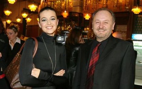 Iva Kubelková se svým partnerem Georgem