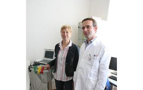  Ivana Patáková s doktorem Kamilem Sedláčkem.