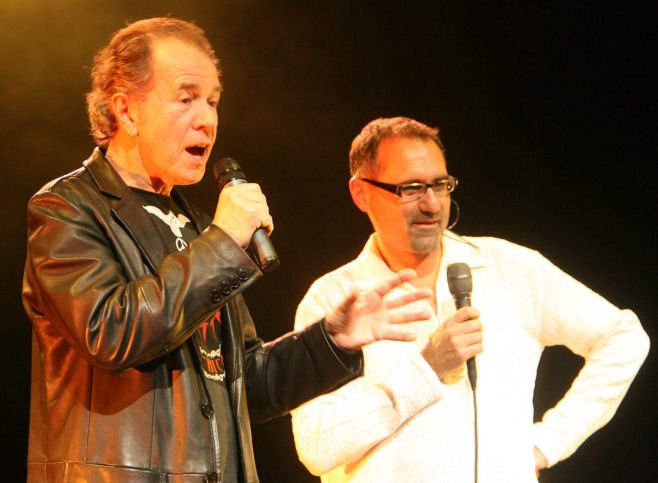 Jan Kalousek (vpravo) s legendárním Barry Masonem