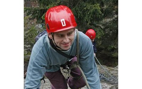 Jan Říha prý zdolá jakoukoliv skalní překážku.