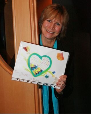 Jitka Molavcová se pochlubila obrázkem, který věnovala Dagmar Zázvůrkové.