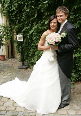 Johanka Indráková a Ondřej Brzobohatý se stali manželi v sobotu po jedné hodině odpoledne.