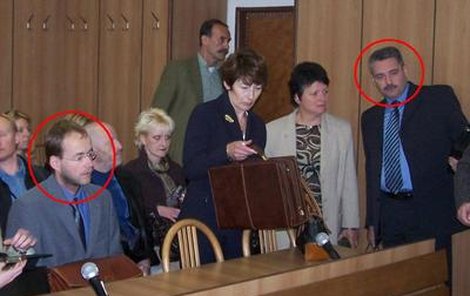K soudu přišel včera jen Vladislav Větrovec (vpravo) a Lubor Kindl. 