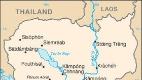 Kambodža, řeka Mekong- tam se stalo neštěstí.