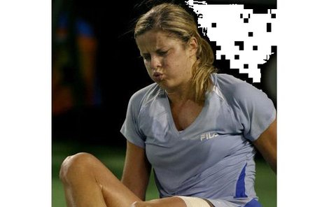 Kim Clijstersová už ví, jaké peklo představuje naražená kostrč…