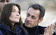 Krásná Italka Carla očarovala Nicolase Sarkozyho.