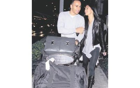 Lewis Hamilton a jeho Nicole cukrovali  v Los Angeles.