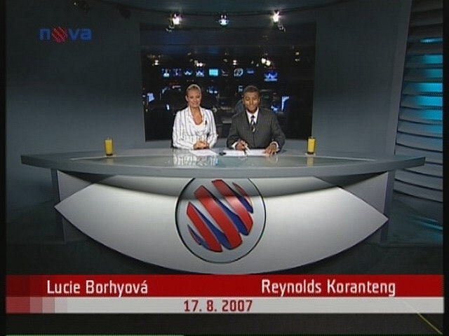 Lucie Borhyová a Rey Koranteng.