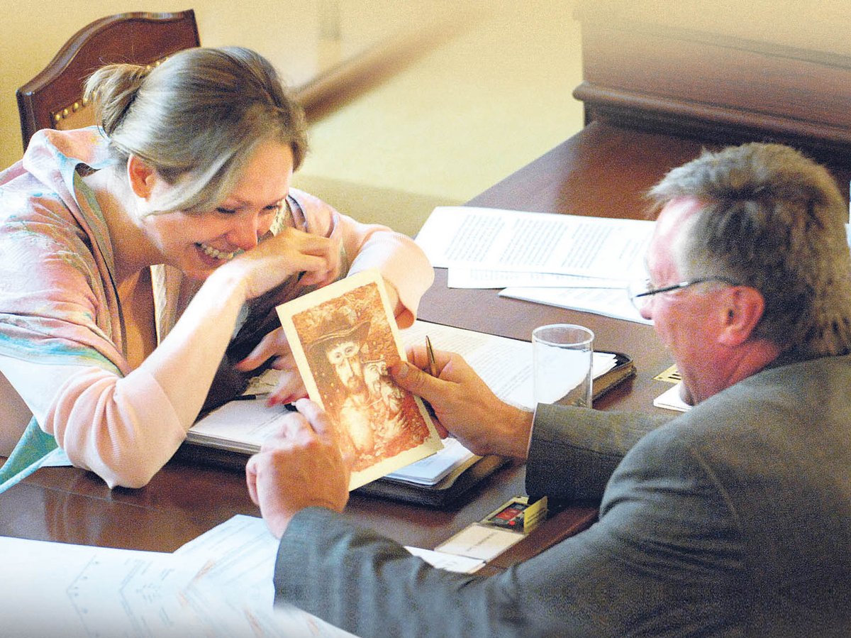 Lucie Talmanová & Mirek Topolánek