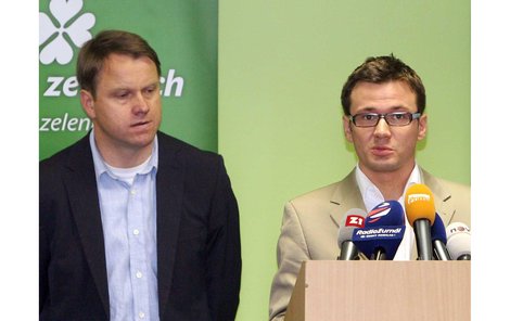 Martin Bursík (vlevo) a Ondřej Liška.