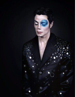 Michael Jackson na své nejmilejší fotograﬁi.