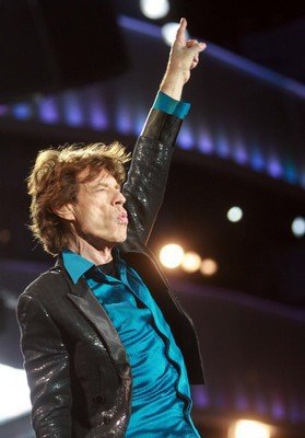 Mick Jagger je na pódiu jako doma. Aby také ne, po čtyřiceti letech vystupování.