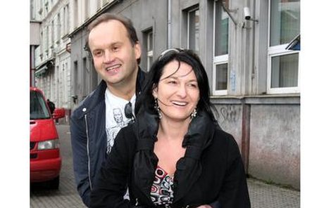 Mirka Čejková s manželem Markem Vítem.