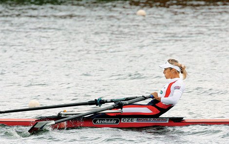 Mirka Knapková ve strhujícím ﬁniši, stačilo to »jen« na druhé místo.