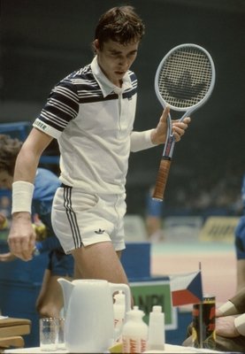 Mladý a koncentrovaný. Ivan Lendl byl hlavním důvodem, proč Československo v roce 1980 vyhrálo Davis Cup.