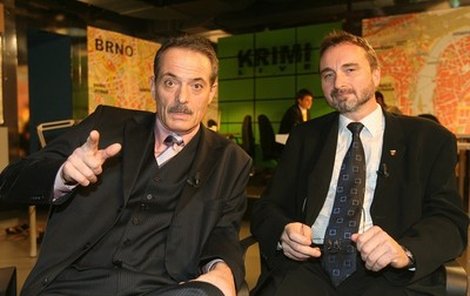 Moderátor Martin Severa (vlevo) bude v Krimi live pravidelně spolupracovat s Miroslavem Antlem.