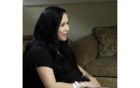 Nadya Suleman během svého prvního rozhovoru.