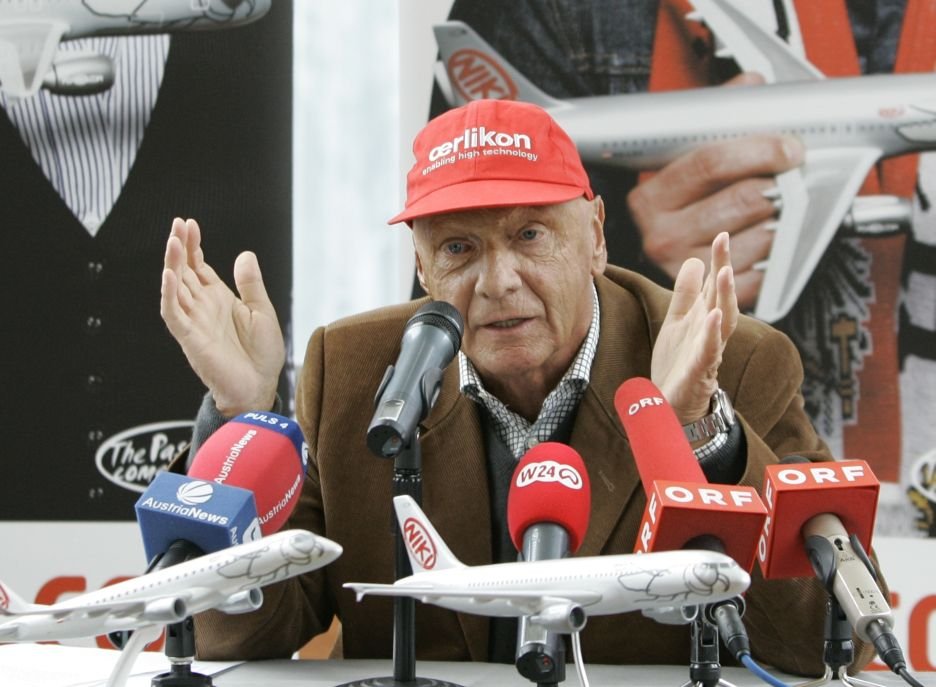 Niki Lauda je i ve svých 60 letech čiperka...