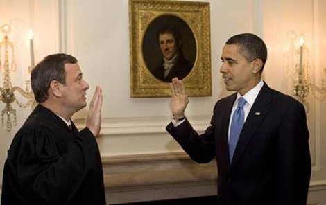 Obama znovu opakuje inaugurační slib.